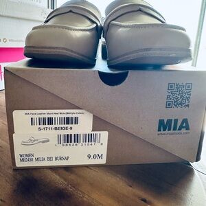 MIA Beige Women's Mules